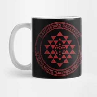 Battlestar Red Squadron Patch Mug